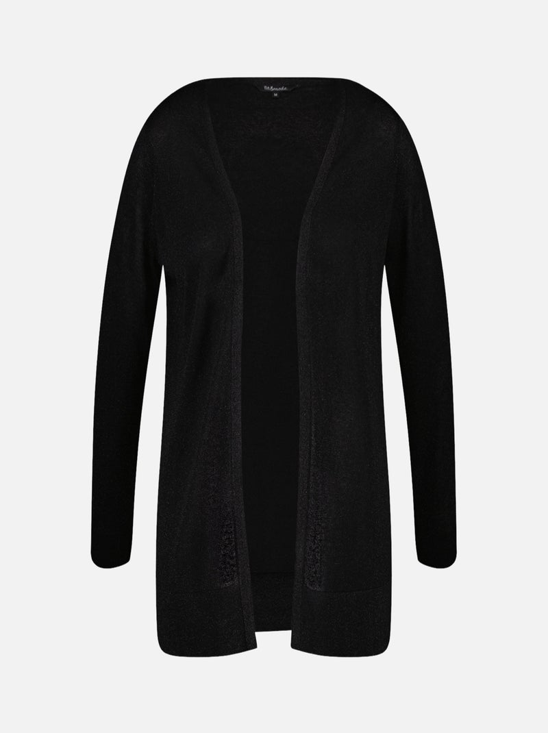 MS MODE Gilet Gilet avec détails à paillettes Noir - Kiabi