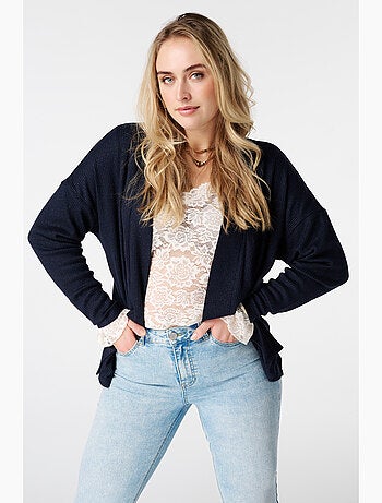 MS MODE Gilet Gilet avec lurex