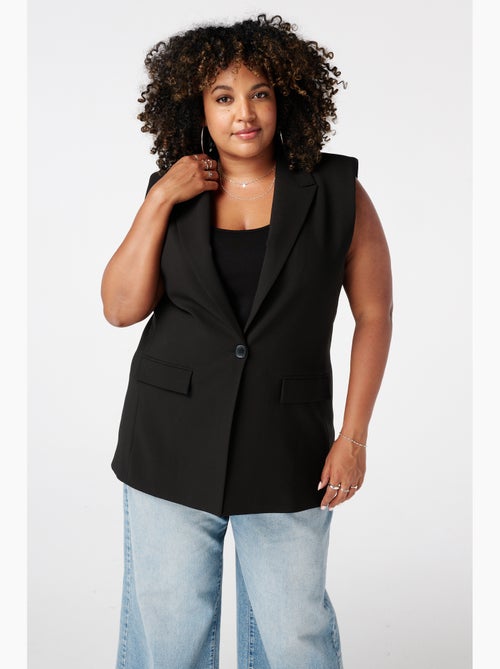 Ms mode gilet sans manches à boutons - Kiabi Ms mode gilet sans manches à boutons - Kiabi