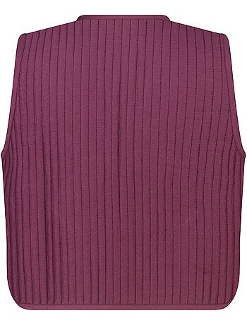 MS MODE Gilet sans manches Gilet avec broderie