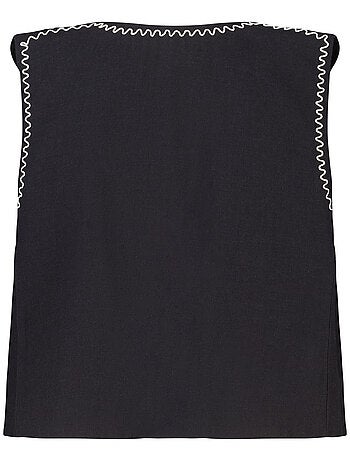 MS MODE Gilet sans manches Gilet avec broderie