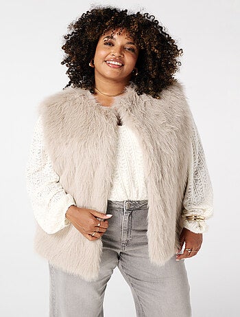 MS MODE Gilet sans manches Gilet doux