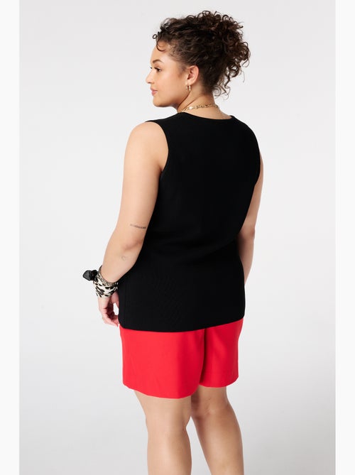 MS MODE Gilet sans manches Gilet en maille avec fermeture à boutons - Kiabi