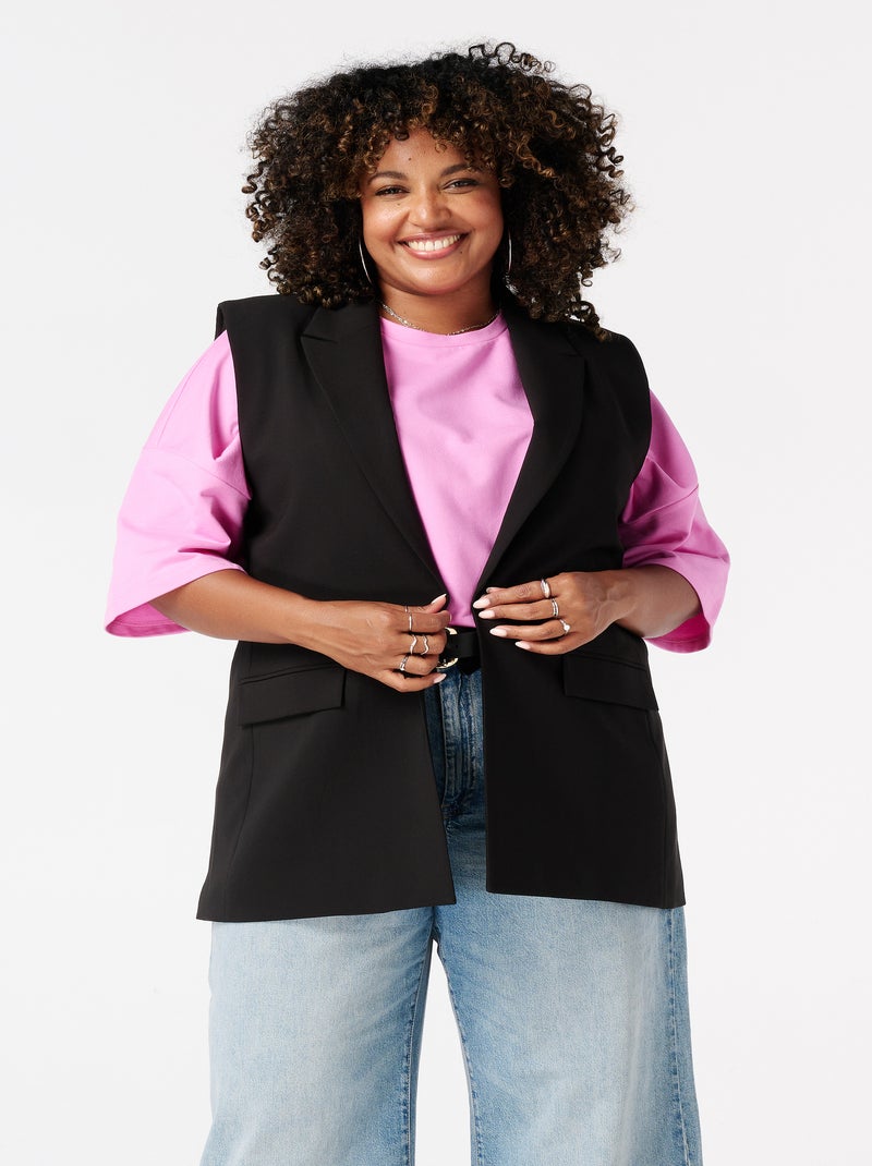 MS MODE Gilet sans manches Gilet sans manches Noir Noir - Kiabi