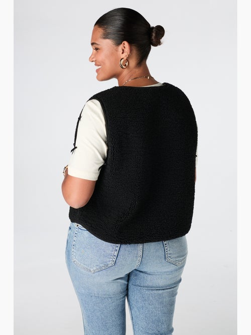 Ms Mode Gilet Sans Manches gilet teddy - Kiabi