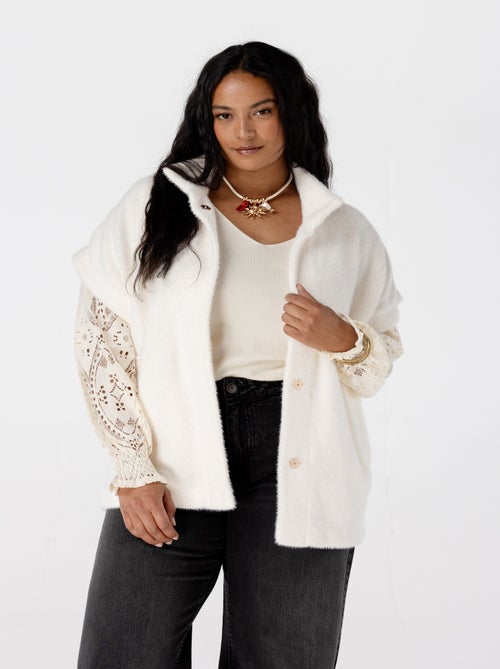 MS MODE Gilet sans manches Veste sans manches douce - Kiabi
