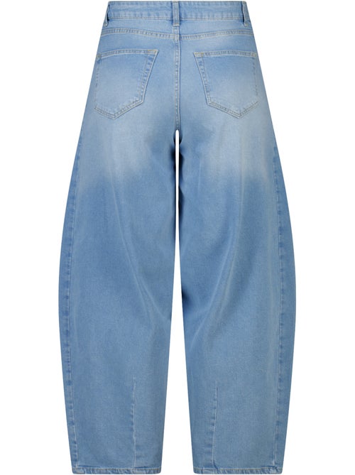 Ms mode jean barrel avec clous - Kiabi Ms mode jean barrel avec clous - Kiabi