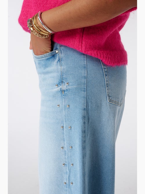 Ms mode jean barrel avec clous - Kiabi Ms mode jean barrel avec clous - Kiabi