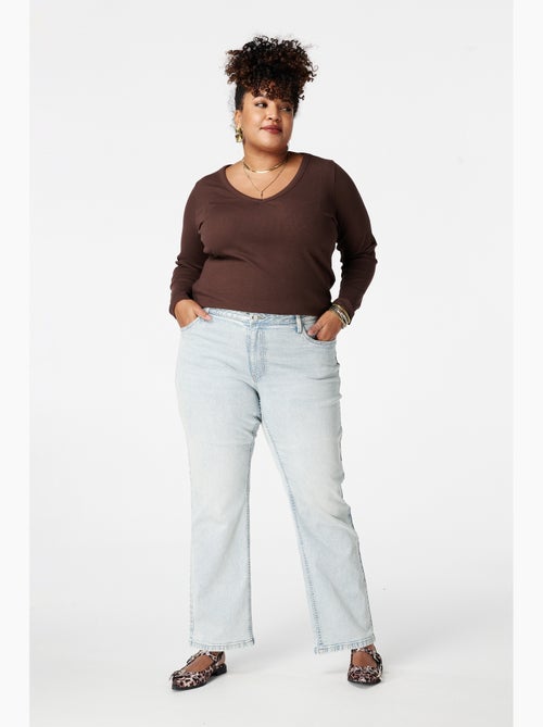 Ms mode jean droit lily - Kiabi Ms mode jean droit lily - Kiabi