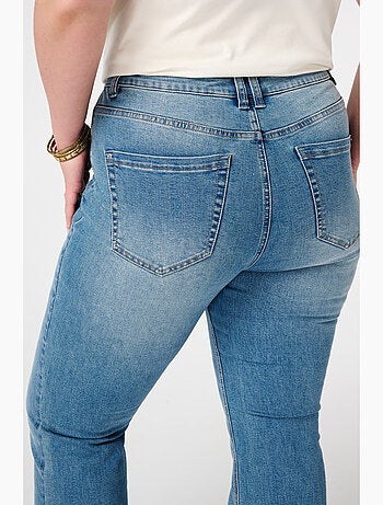 MS MODE Jean Jean à jambe évasée JASMIN