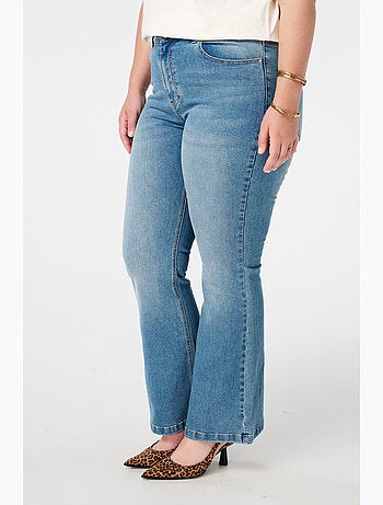 MS MODE Jean Jean à jambe évasée JASMIN
