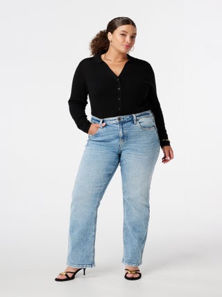 MS MODE Jean Jean droit