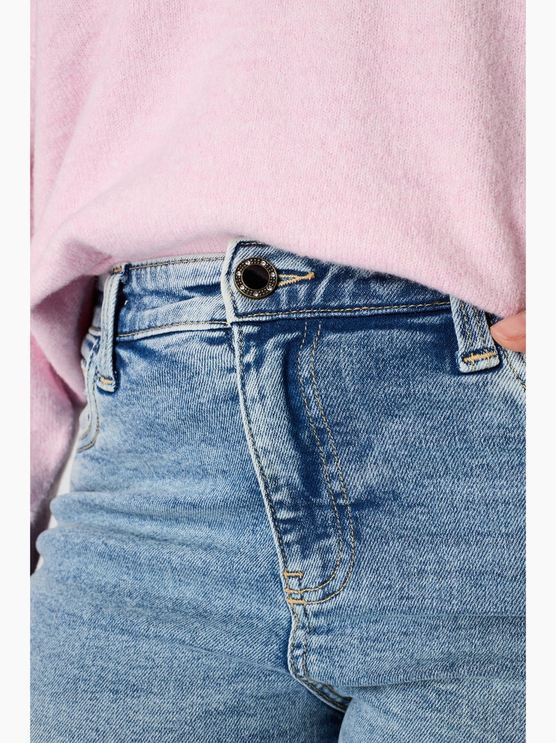 Ms Mode Jean jean droit Bleu denim - Kiabi