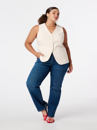 MS MODE Jean Jean droit