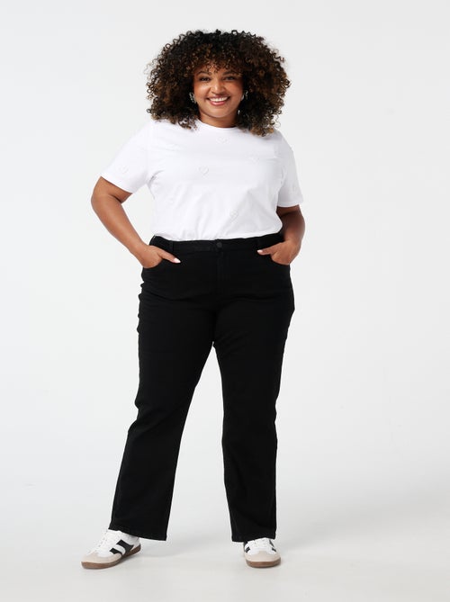 MS MODE Jean Jean droit LILY - Kiabi