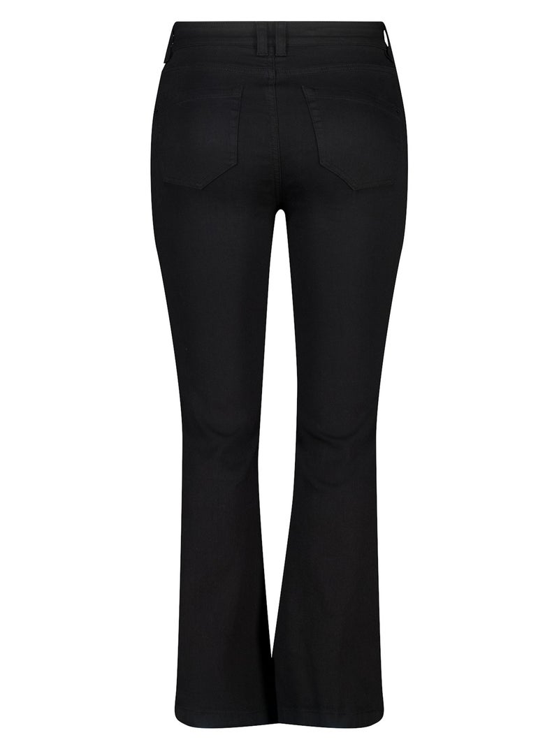 MS MODE Jean Jean évasé JASMIN Noir - Kiabi