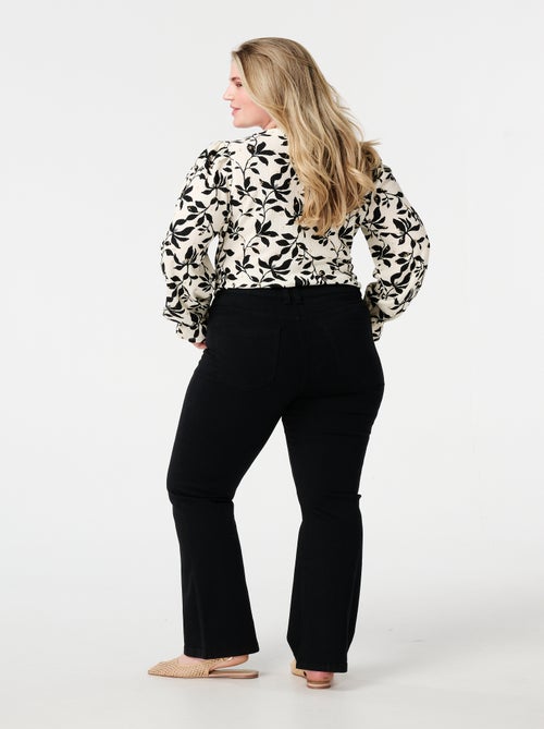 MS MODE Jean Jean évasé JASMIN - Kiabi