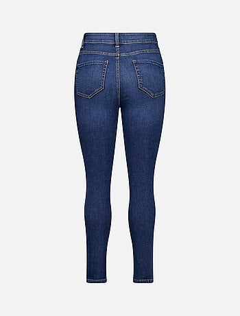 MS MODE Jean Jean skinny taille haute CHERRY