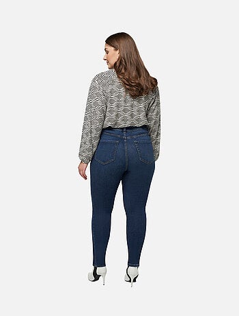MS MODE Jean Jean skinny taille haute CHERRY