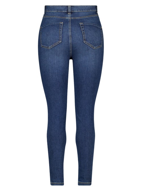 MS MODE Jean Jean skinny taille haute CHERRY - Kiabi