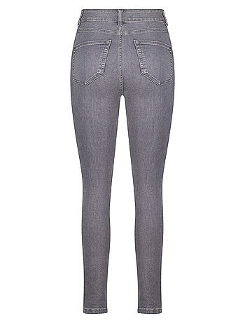 MS MODE Jean Jean skinny taille haute CHERRY