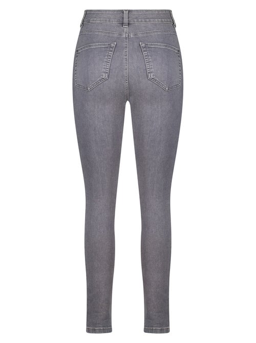 MS MODE Jean Jean skinny taille haute CHERRY - Kiabi MS MODE Jean Jean skinny taille haute CHERRY - Kiabi
