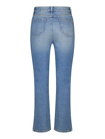 MS MODE Jean Jean straight leg à taille mi-haute