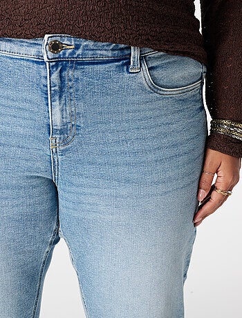 MS MODE Jean Jean straight leg à taille mi-haute
