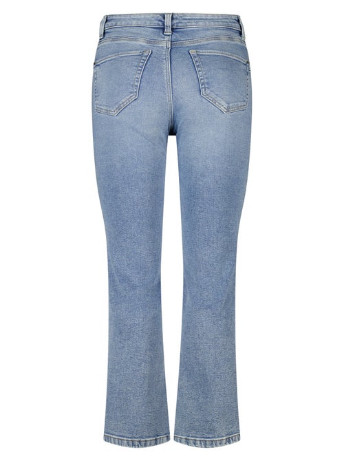 MS MODE Jean Jean straight leg à taille mi-haute - Kiabi