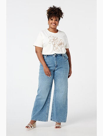 MS MODE Jean Jean wide leg IVY