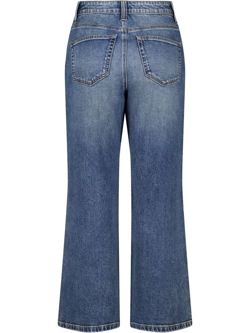 MS MODE Jean Jean wide leg IVY Bleu denim - Kiabi