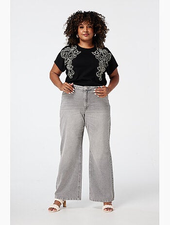 MS MODE Jean Jean wide leg IVY
