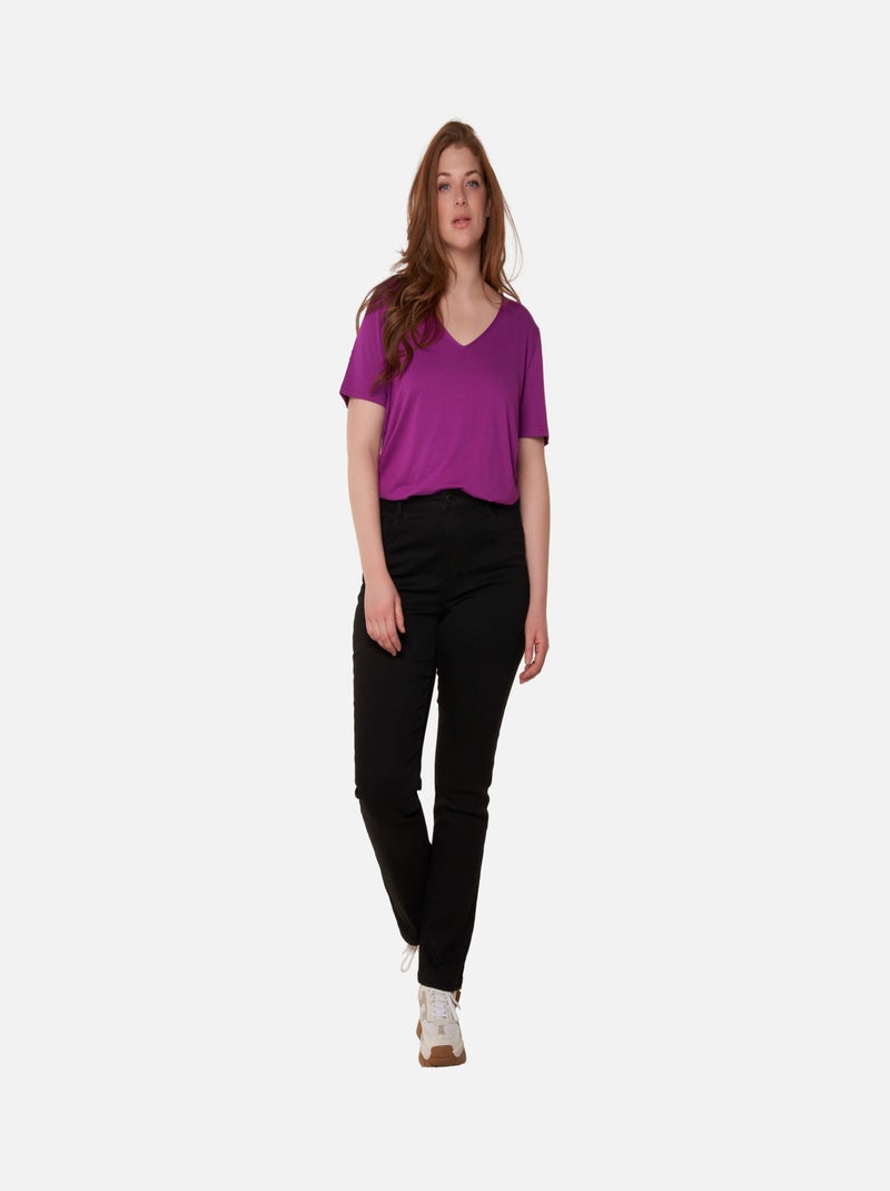 MS MODE Jean Jeans droit LILY 76,2 cm Noir - Kiabi