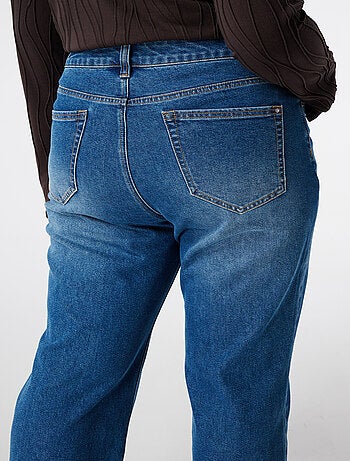MS MODE Jean Jeans larges à revers