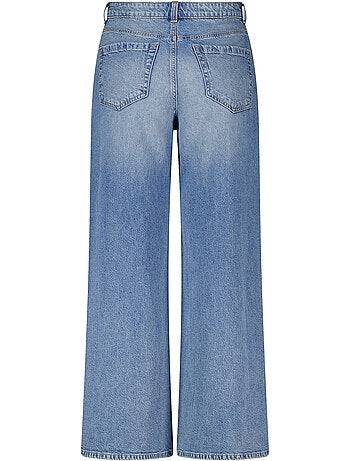 MS MODE Jean Jeans larges à taille haute