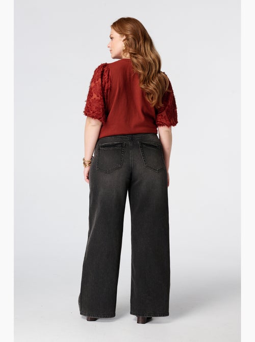 Ms Mode Jean jeans larges à taille haute - Kiabi