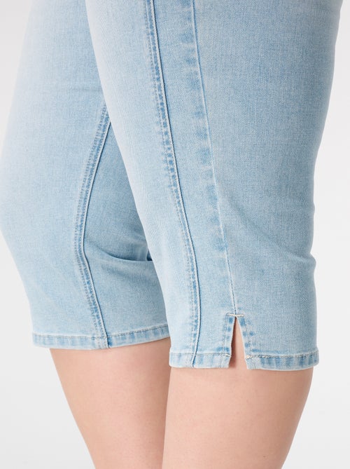 MS MODE Jean Pantacourt en jean - Kiabi