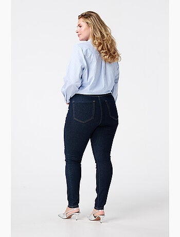 Ms mode jean skinny taille haute cherry