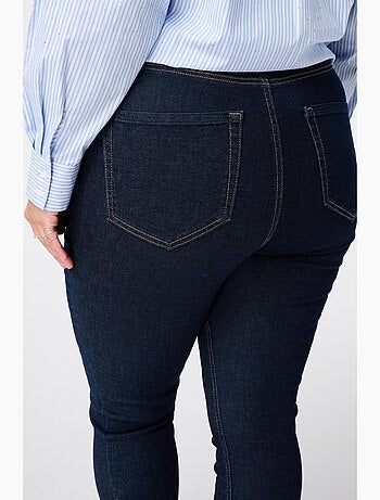 Ms mode jean skinny taille haute cherry