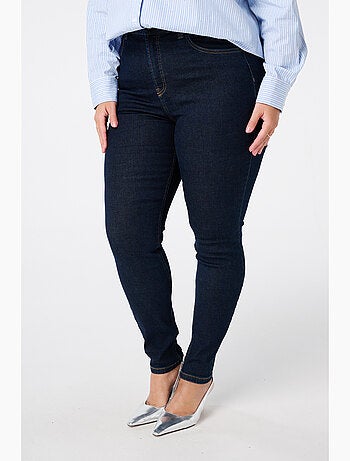 Ms mode jean skinny taille haute cherry