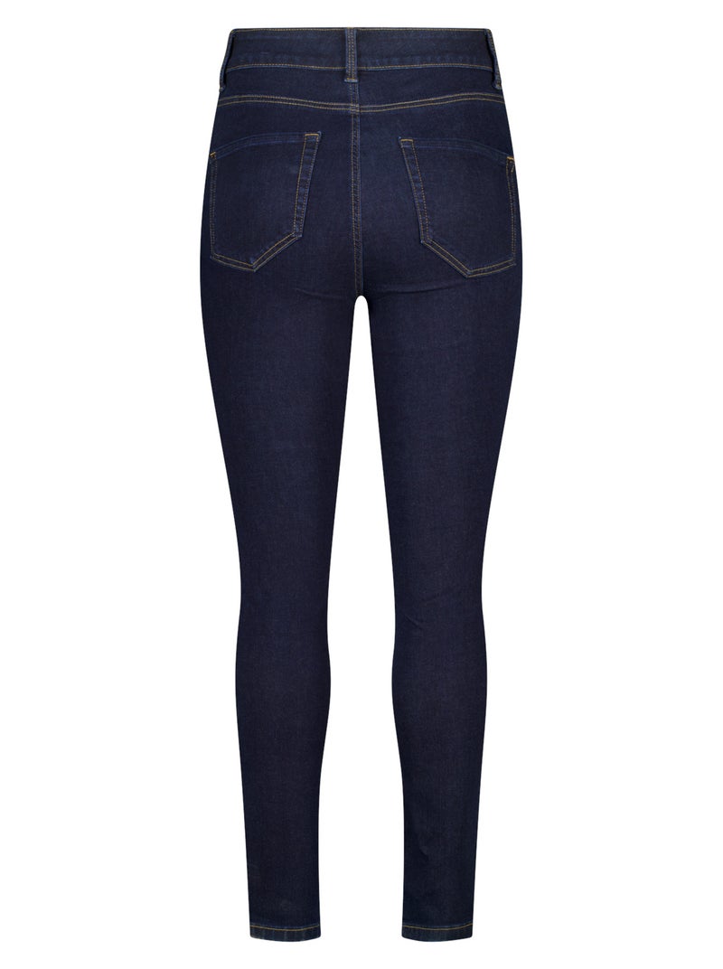 Ms mode jean skinny taille haute cherry Bleu denim - Kiabi