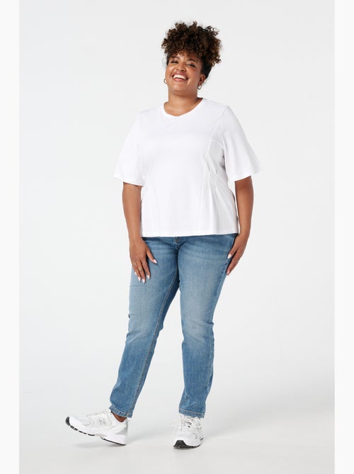 Ms mode jean skinny taille haute cherry - Kiabi Ms mode jean skinny taille haute cherry - Kiabi