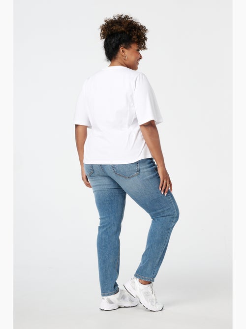 Ms mode jean skinny taille haute cherry - Kiabi Ms mode jean skinny taille haute cherry - Kiabi