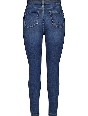 Ms mode jean skinny taille haute cherry