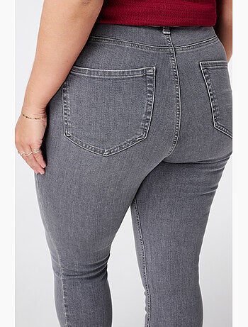 Ms mode jean skinny taille haute cherry