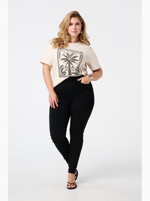 Ms mode jean skinny taille haute cherry - Kiabi Ms mode jean skinny taille haute cherry - Kiabi