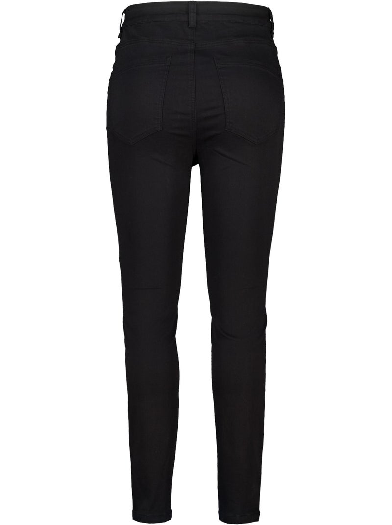 Ms mode jean skinny taille haute cherry Noir - Kiabi