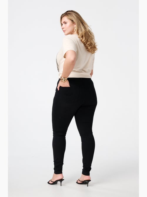 Ms mode jean skinny taille haute cherry - Kiabi Ms mode jean skinny taille haute cherry - Kiabi
