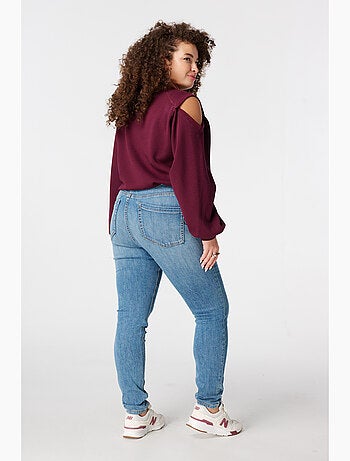 Ms mode jean slim iris avec stretch