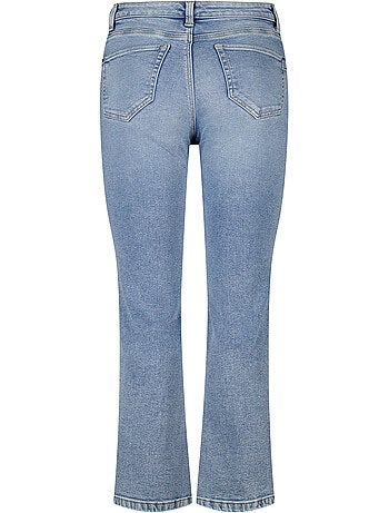Ms mode jean straight leg à taille mi-haute